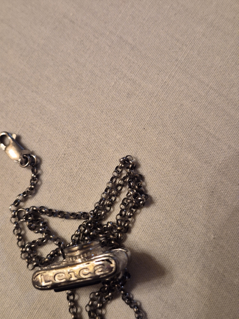 Vintage Leica Silver Pendant Necklace - Picture 2 of 8